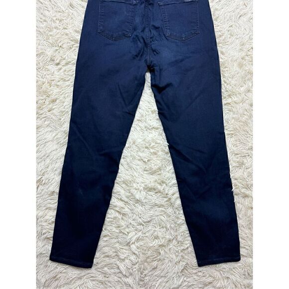 Women’s 7 for all Mankind Dark Blue Skinny Stretch Jeans Size 30 - Picture 8 of 12
